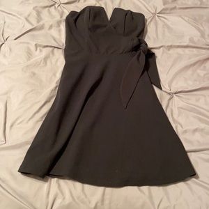 Black Strapless Dress